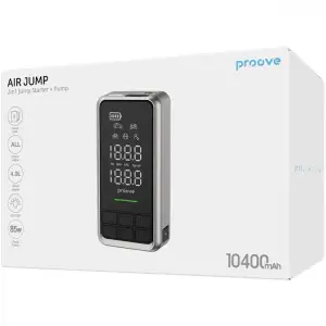 Пусковий Пристрій 2 in 1 + Насос Proove Air Jump 10400mAh 1000A Gray