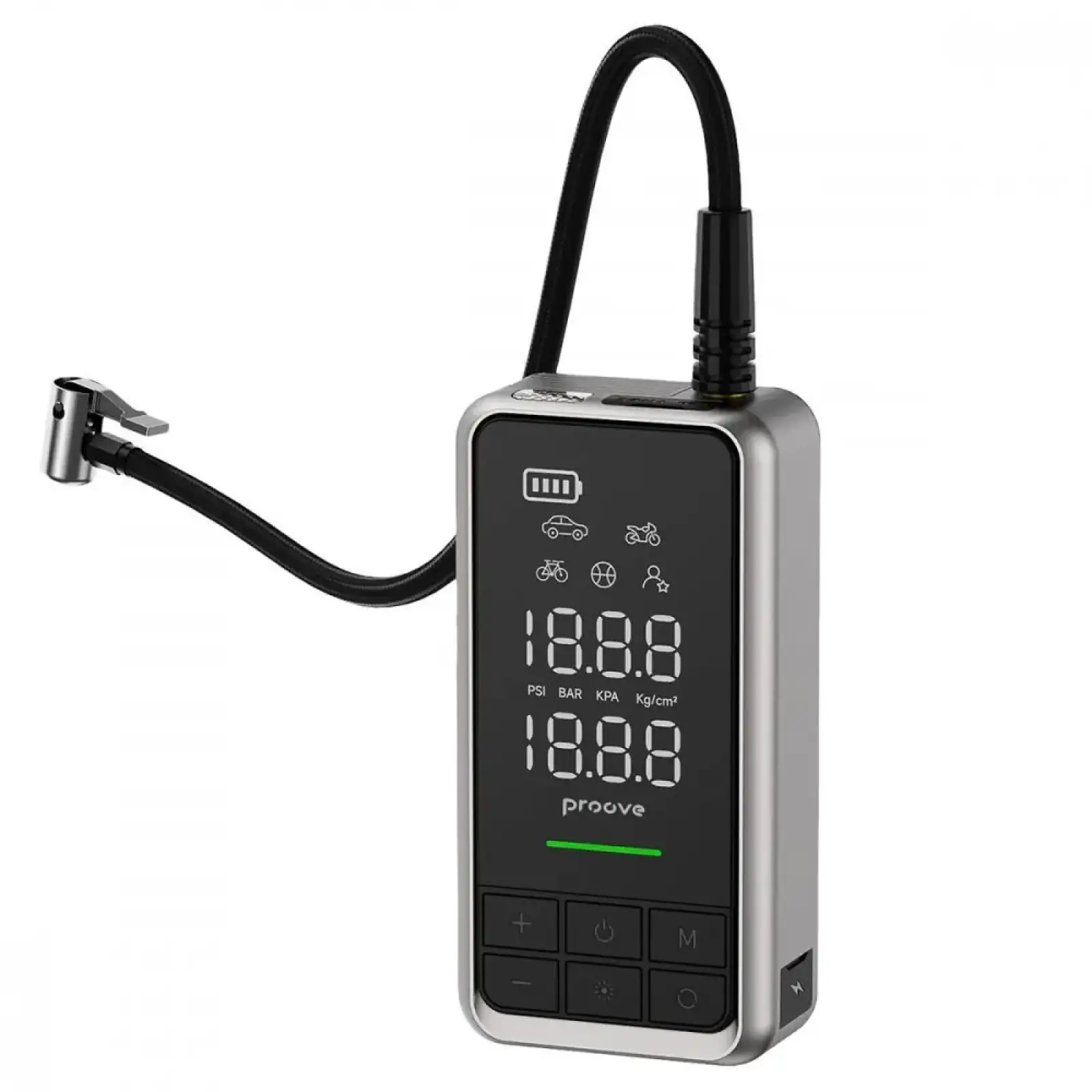 Пусковий Пристрій 2 in 1 + Насос Proove Air Jump 10400mAh 1000A Gray