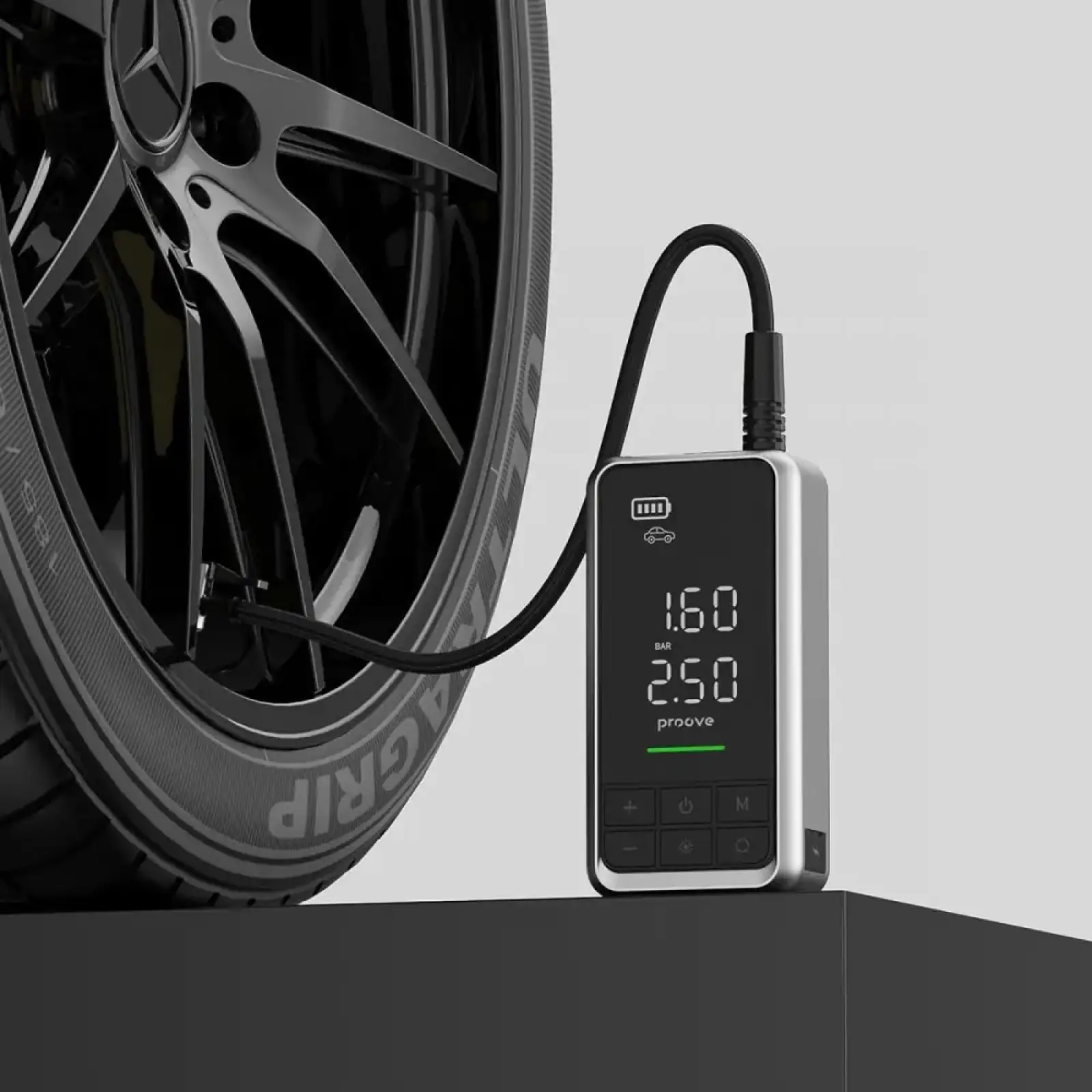 Пусковий Пристрій 2 in 1 + Насос Proove Air Jump 10400mAh 1000A Gray