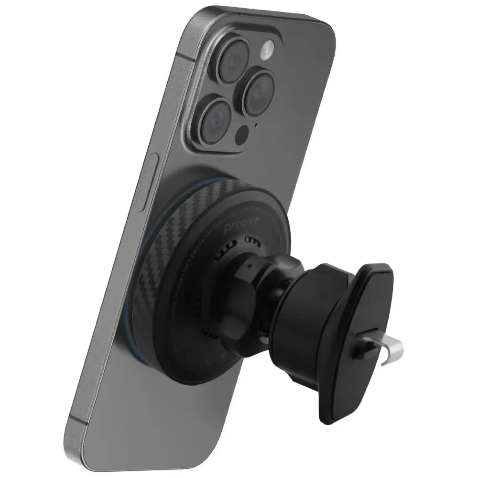 Автодержатель Proove Graphite Circle Qi2 15W Black (WHGC15010001)