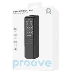 Автомобільний насос Proove Pump Assistant Mini 85W Black (PPAM85010901)