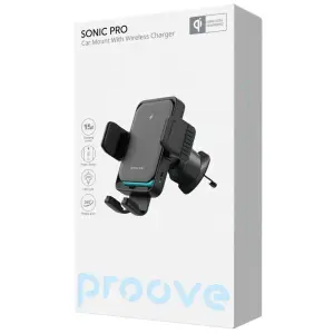 Автодержатель Proove Sonic Pro 15W Black (WHSP15002001)