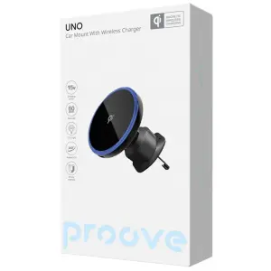 Автодержатель Proove UNO 15W Black (WHUN15002001)