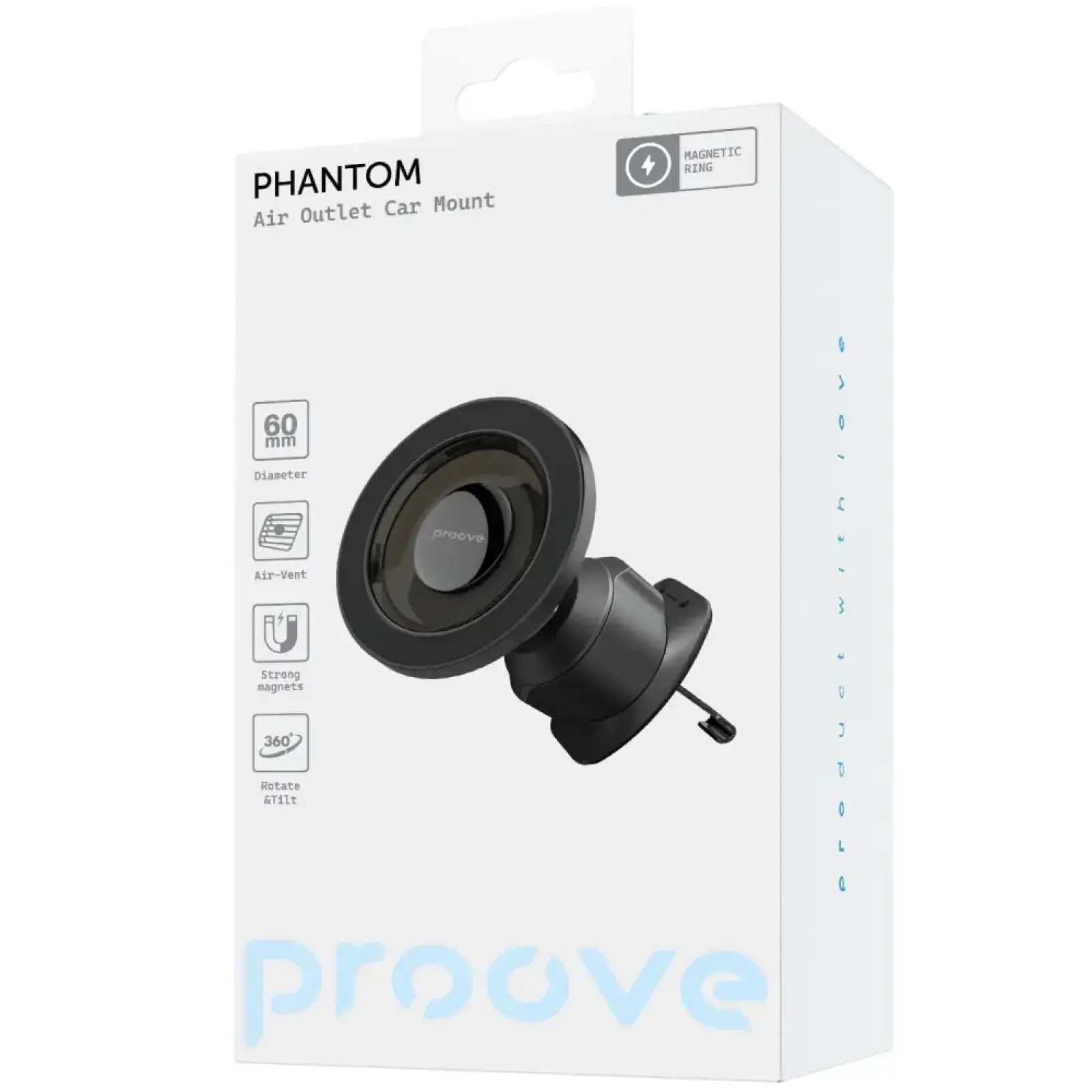 Автодержатель Proove Phantom Air Outlet Car Mount Black (CHPM00000001)