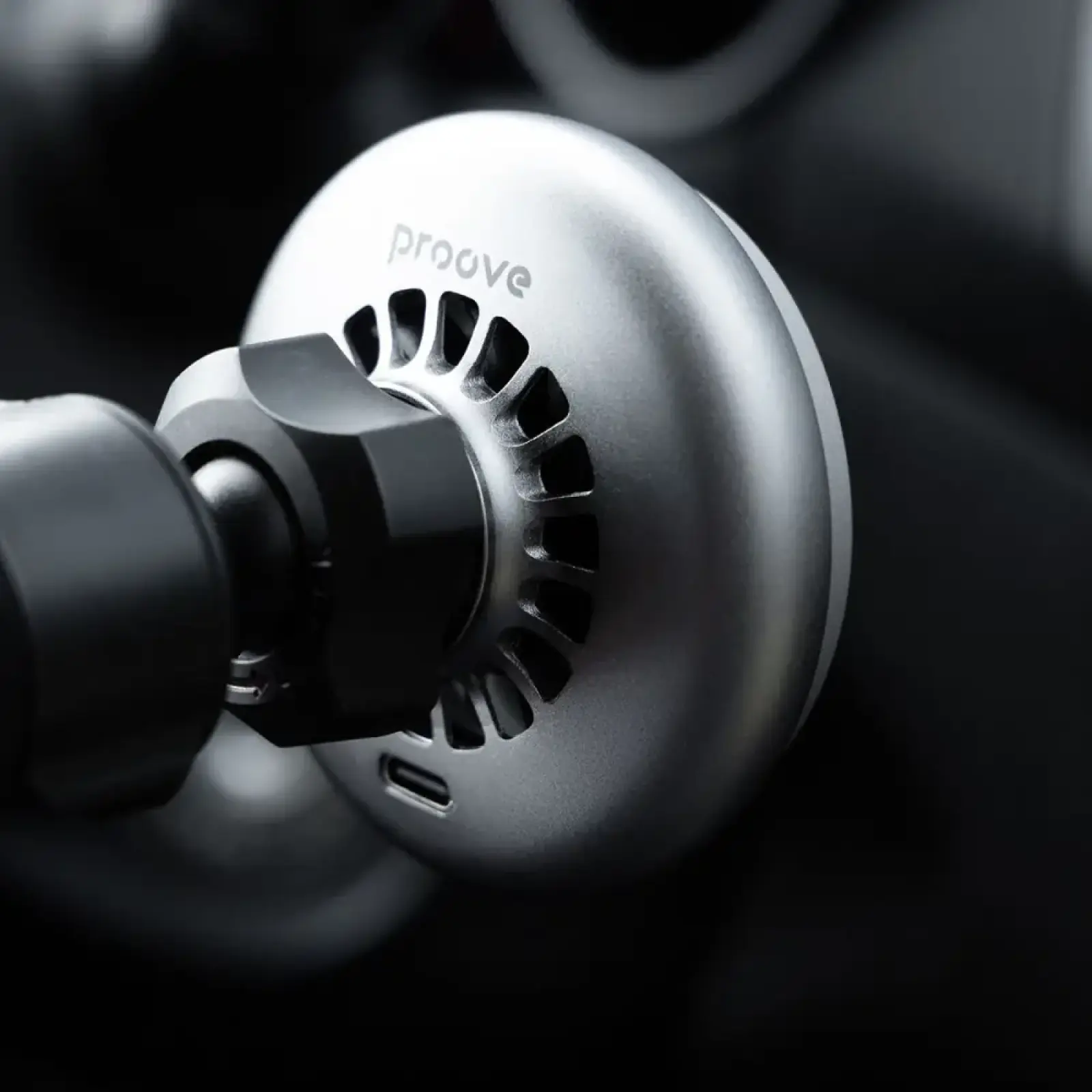 Автодержатель Proove IceCore Qi2 15W Gray (WHIC15002003)