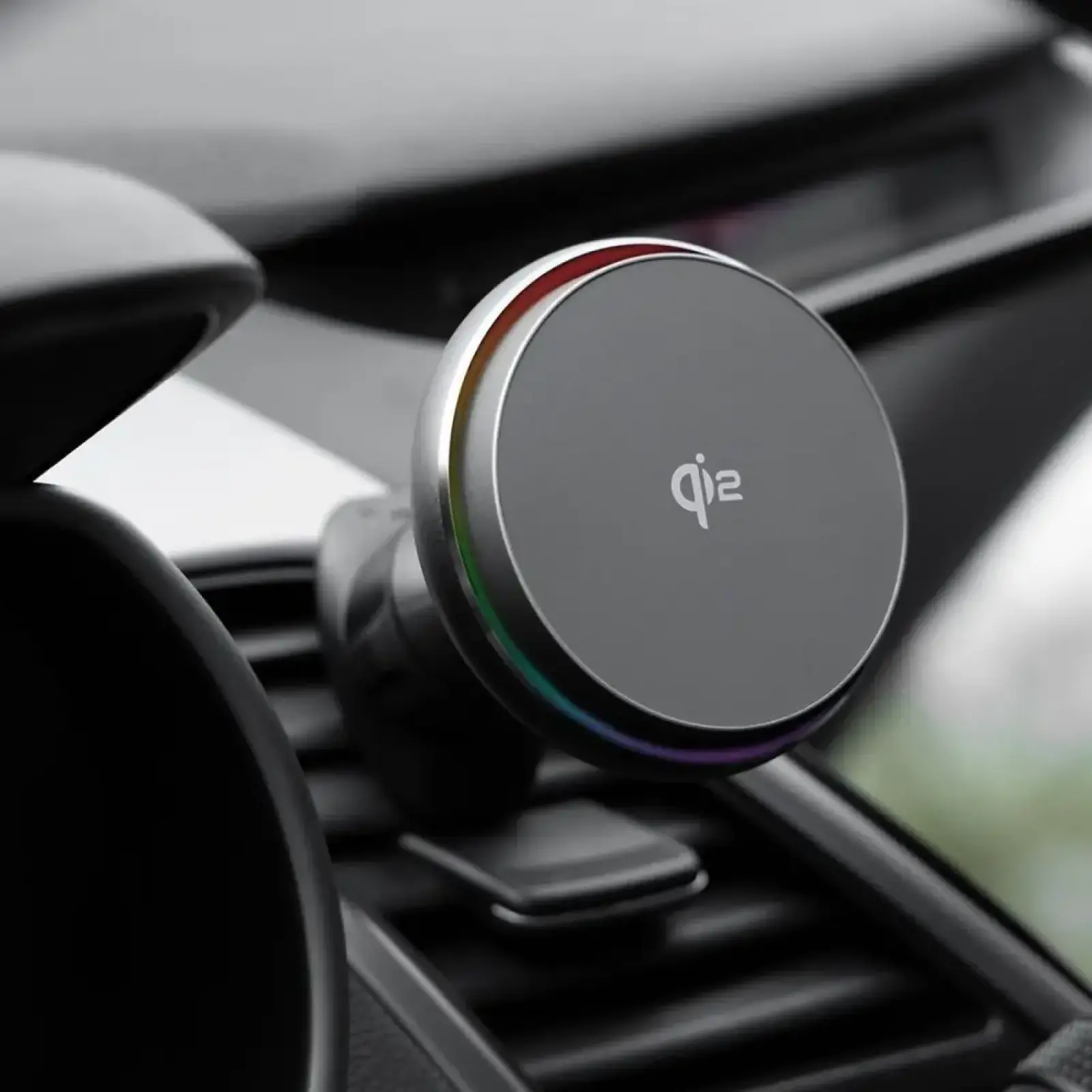 Автодержатель Proove IceCore Qi2 15W Gray (WHIC15002003)