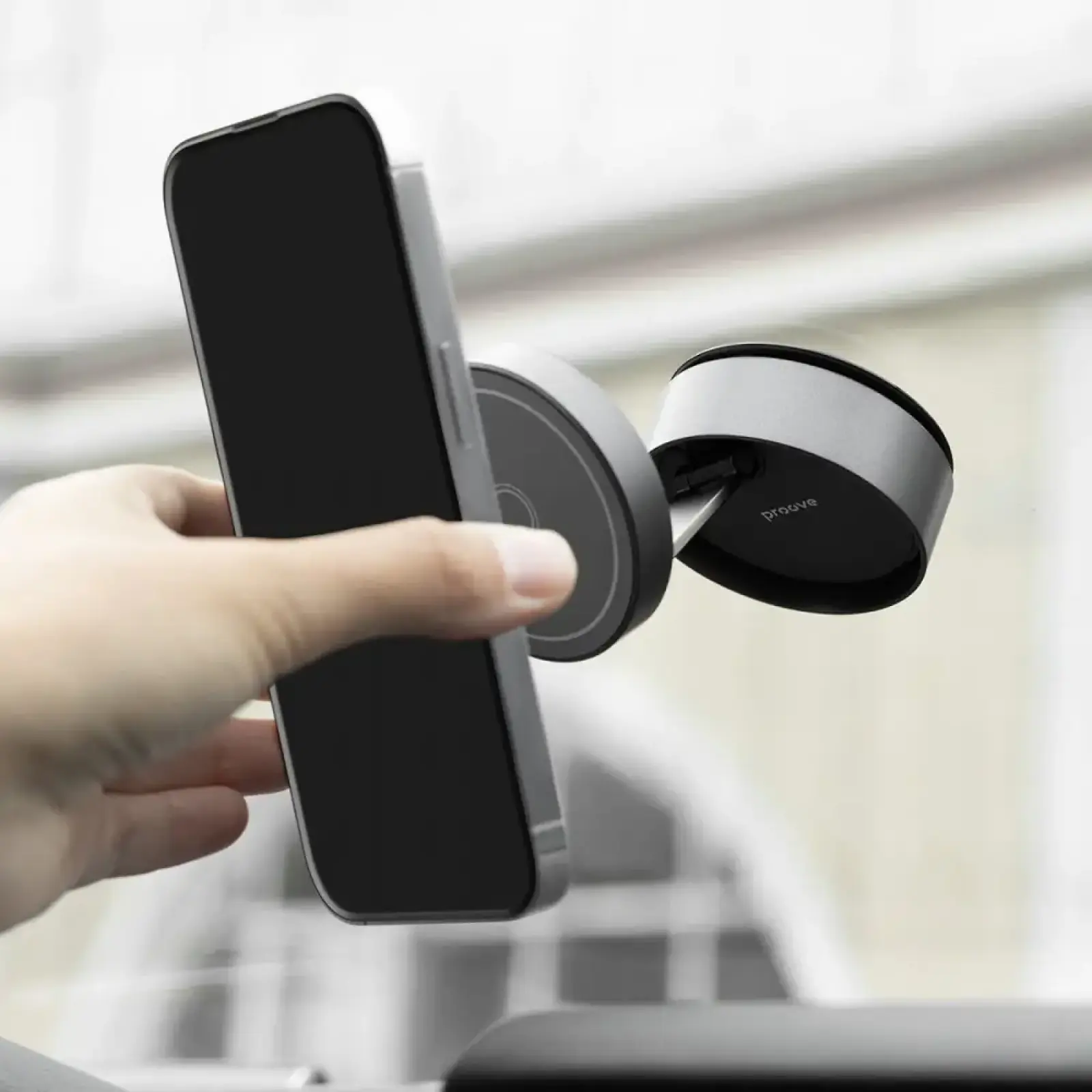 Автомобильный держатель Proove Griptor Sutction Type Universal Mount Gray (CHGRP0000003)