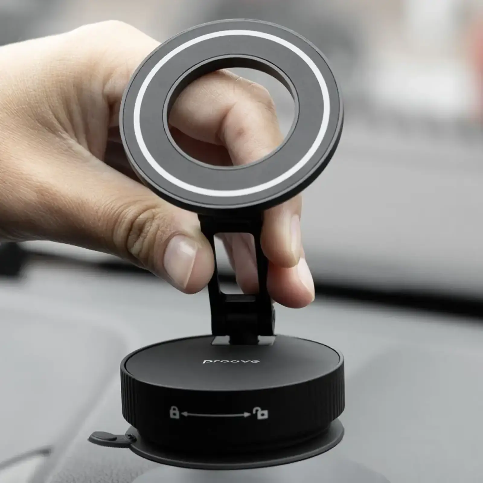 Автомобильный держатель Proove Mag Max Suction Type Universal Mount Black (CHMM00000001)