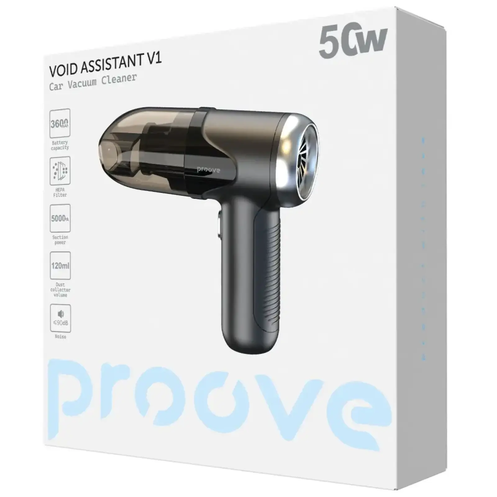 Портативный пылесос Proove Void Assistant V1 (5000pa) Black (PAVS15001201)