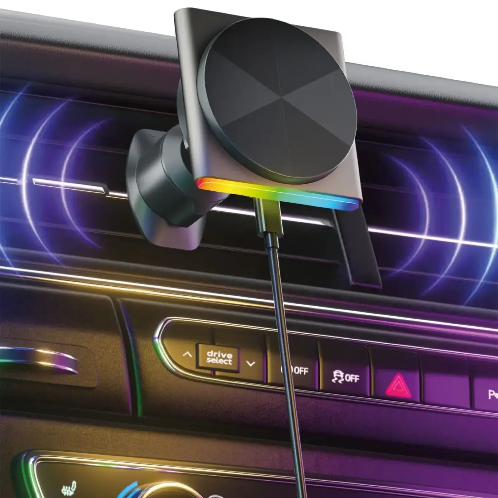 Автомобільний тримач Proove Neostorm Qi2 15W Gray (WHNS15002003)