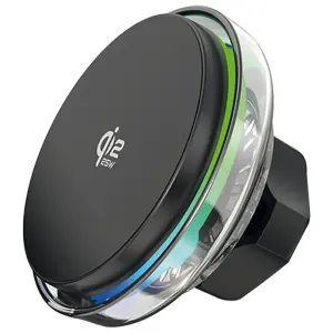 Автодержатель Proove Light Crystal Qi2.2 25W Gray (WHLC25002003)