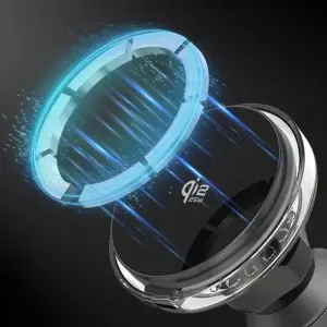 Автодержатель Proove Light Crystal Qi2.2 25W Gray (WHLC25002003)