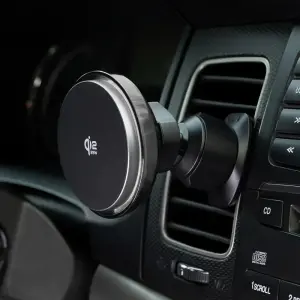 Автодержатель Proove Light Crystal Qi2.2 25W Gray (WHLC25002003)