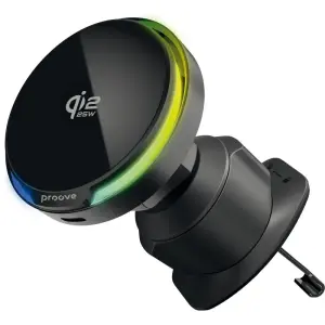 Автодержатель Proove Spark Qi2.2 25W Black (WHSQ25002001)