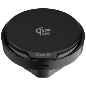 Автомобільний тримач Proove Spark Qi2.2 25W Black (WHSQ25002001)