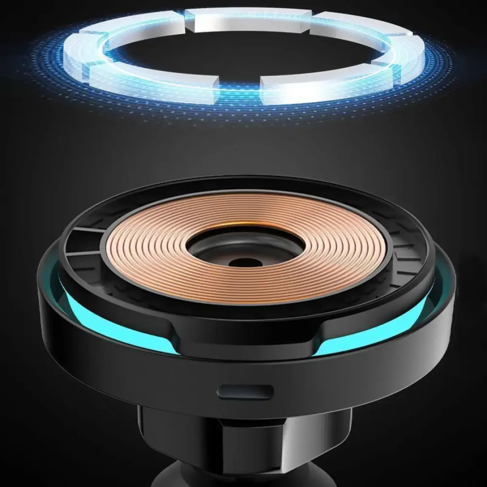 Автомобільний тримач Proove Spark Qi2.2 25W Black (WHSQ25002001)