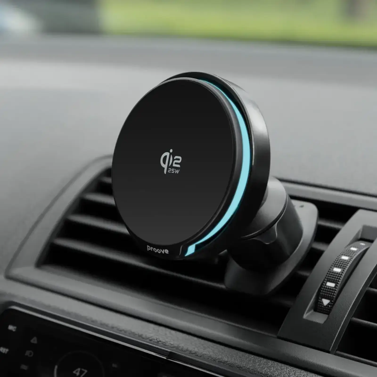 Автомобільний тримач Proove Spark Qi2.2 25W Black (WHSQ25002001)