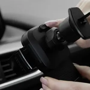 Автодержатель Proove Carbon Clamp Air Outlet Car Mount Black (CHCNA0000001)