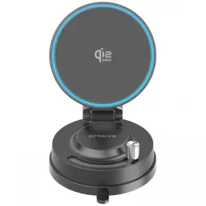 Автодержатель Proove JetLock Qi2.2 25W Black (WHJL25010001)