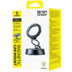 Автомобiльний тримач Baseus VC2 Flex Sutction Type Universal Mount Black