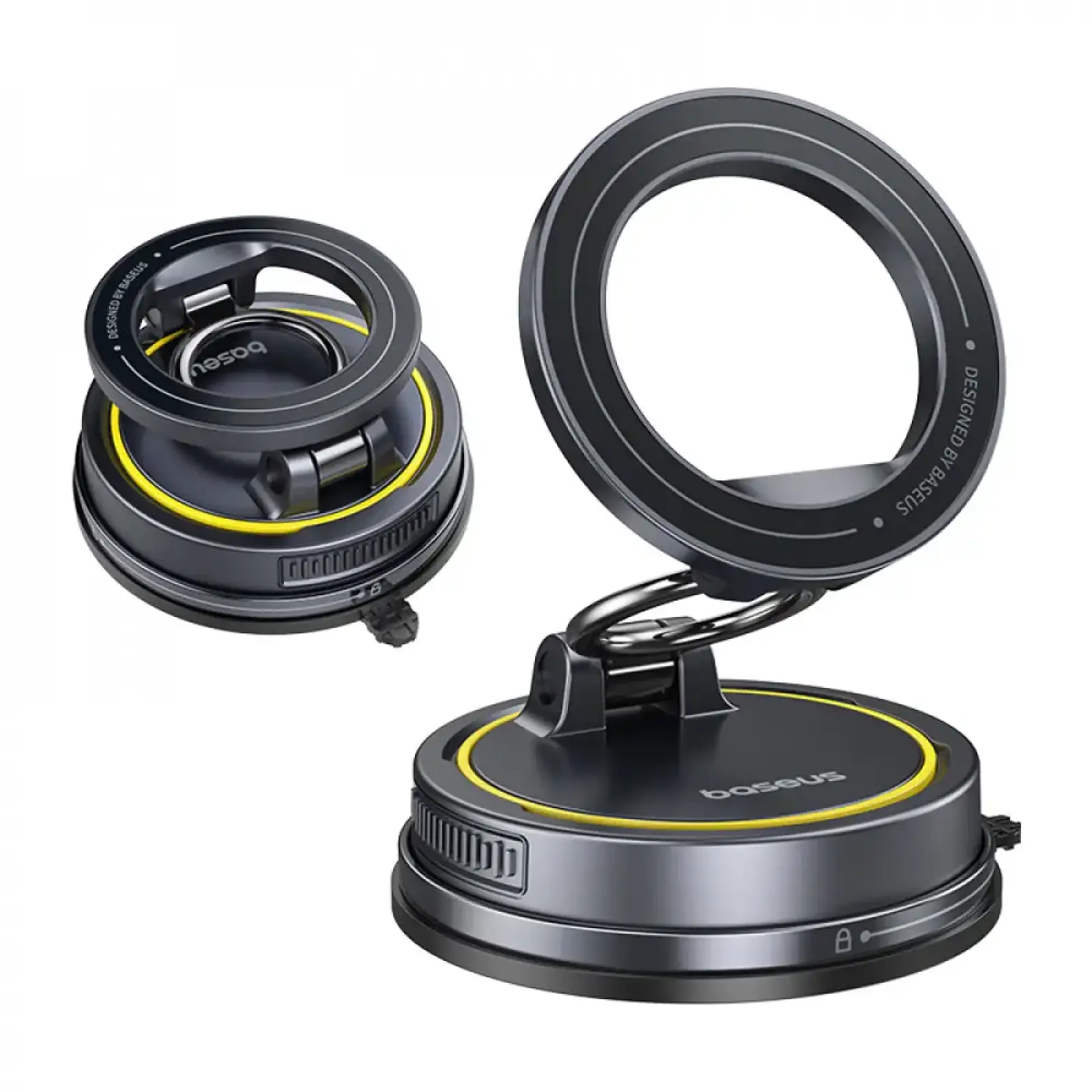 Автомобiльний тримач Baseus VC2 Flex Sutction Type Universal Mount Black