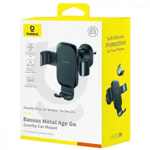 Автомобільний тримач Baseus Metal Age Go Air Outlet Car Mount Black