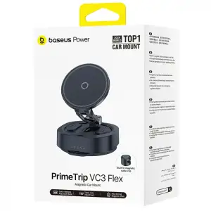 Автомобільний тримач Baseus PrimeTrip VC3 Flex Suction Type Car Mount Black