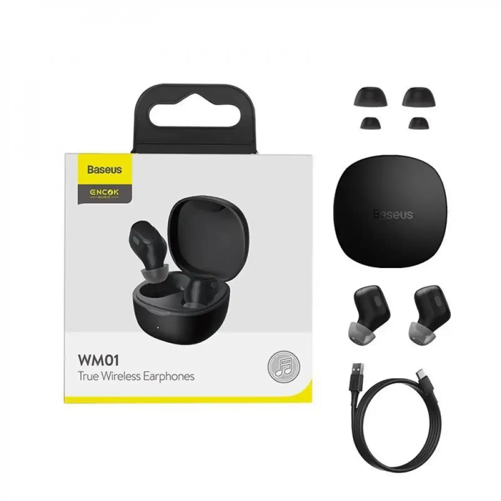 Беспроводные наушники Baseus WM01 TWS Yellow, NGTW240011