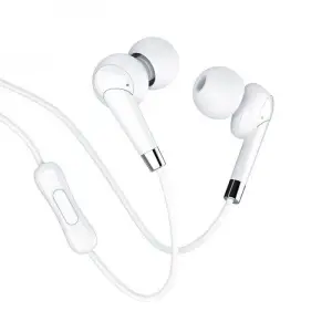 Наушники Hoco M58 Amazing Universal With Microphone White