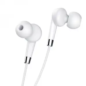 Наушники Hoco M58 Amazing Universal With Microphone White