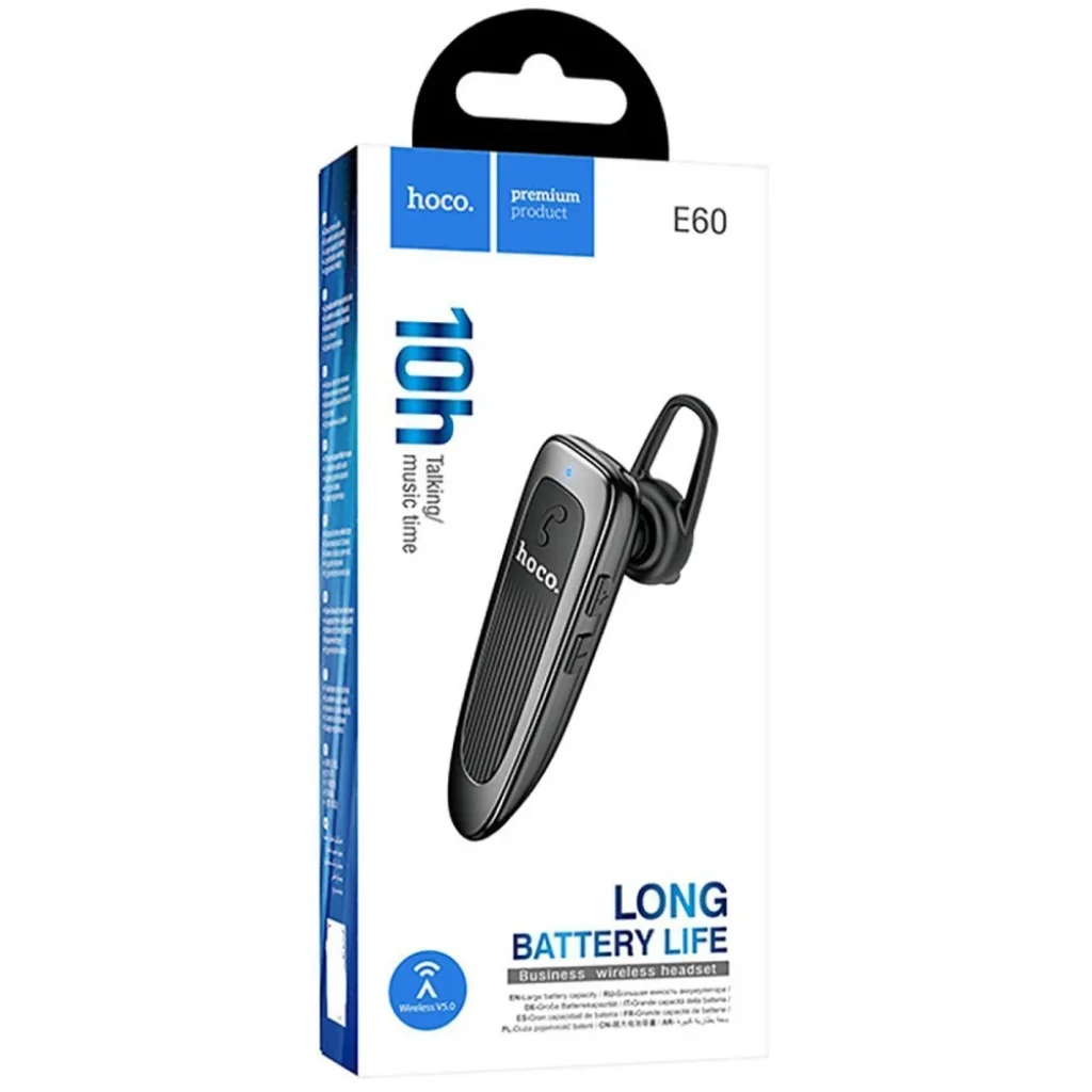 Гарнітура Hoco E60 Brightness Business Black