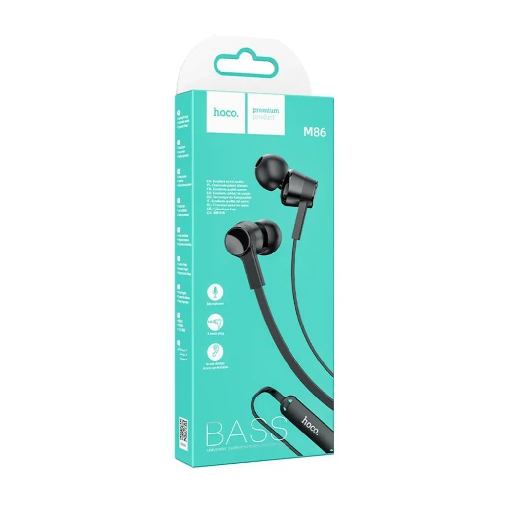 Навушники Hoco M86 Oceanic With Microphone Black
