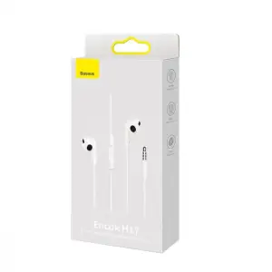 Наушники Baseus Encok Wired H17 (3,5mm) White, NGCR020002