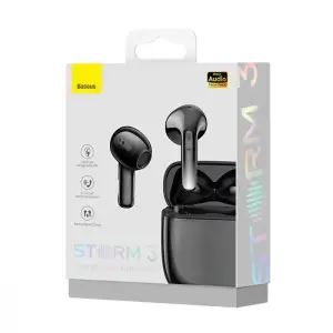 Беспроводные наушники Baseus Storm 3 TWS Black, NGTW140101