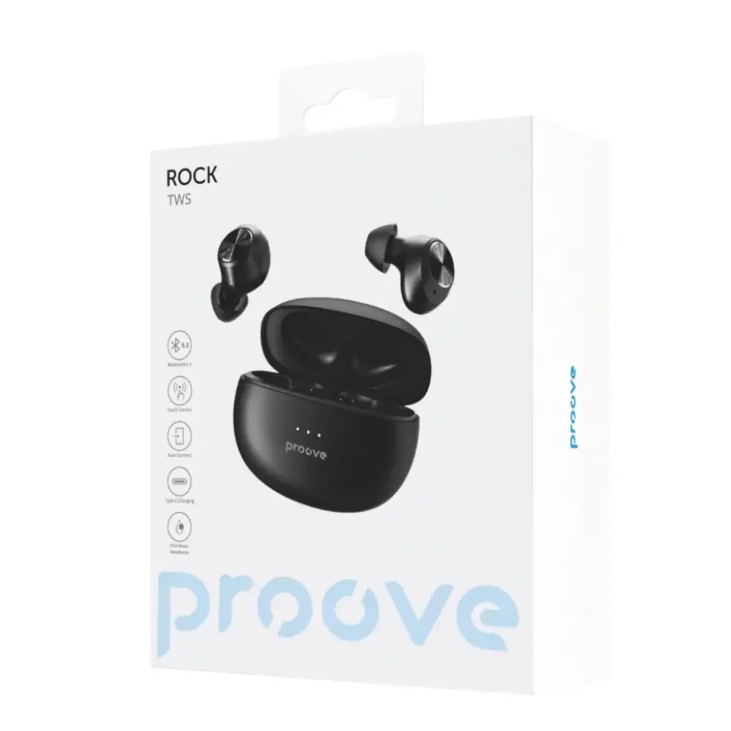 Бездротові навушники Proove Rock TWS White TWRC00010002