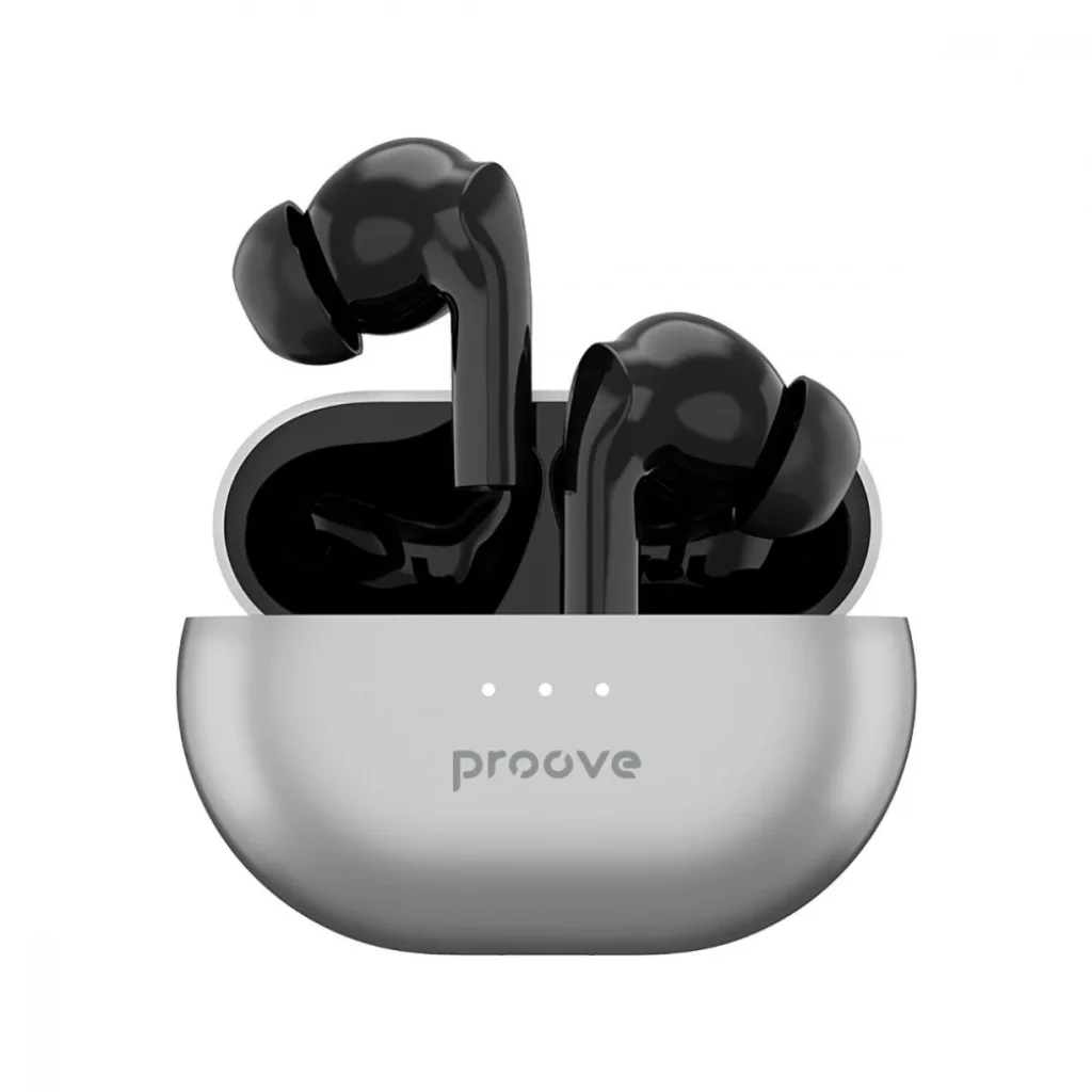 Бездротові навушники Proove Woop TWS with ANC Silver/Black TWWP00010006