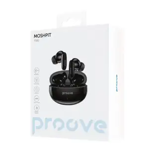 Бездротові навушники Proove MoshPit TWS Black Matte, TWMP00010001