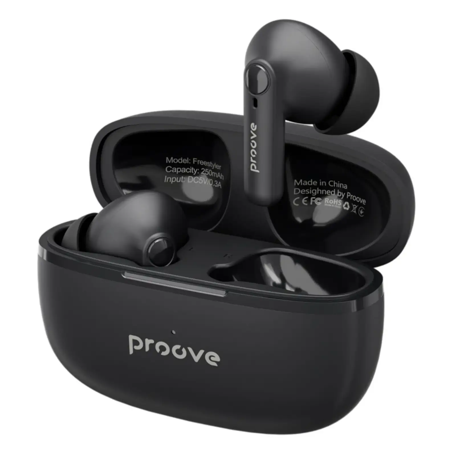 Беспроводные наушники Proove Freestyler TWS Black, TWFS00010001