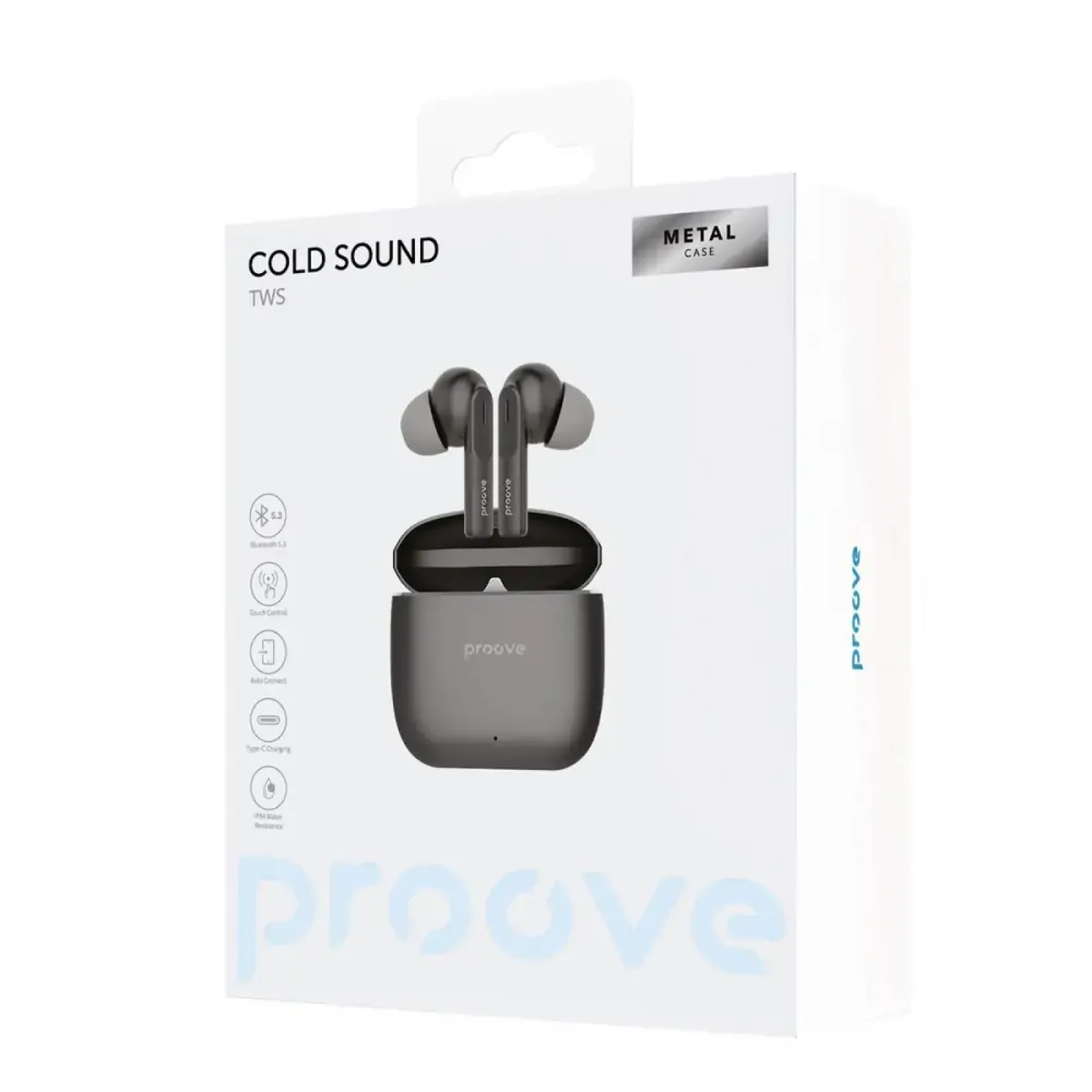 Бездротові навушники Proove Cold Sound TWS Silver/White