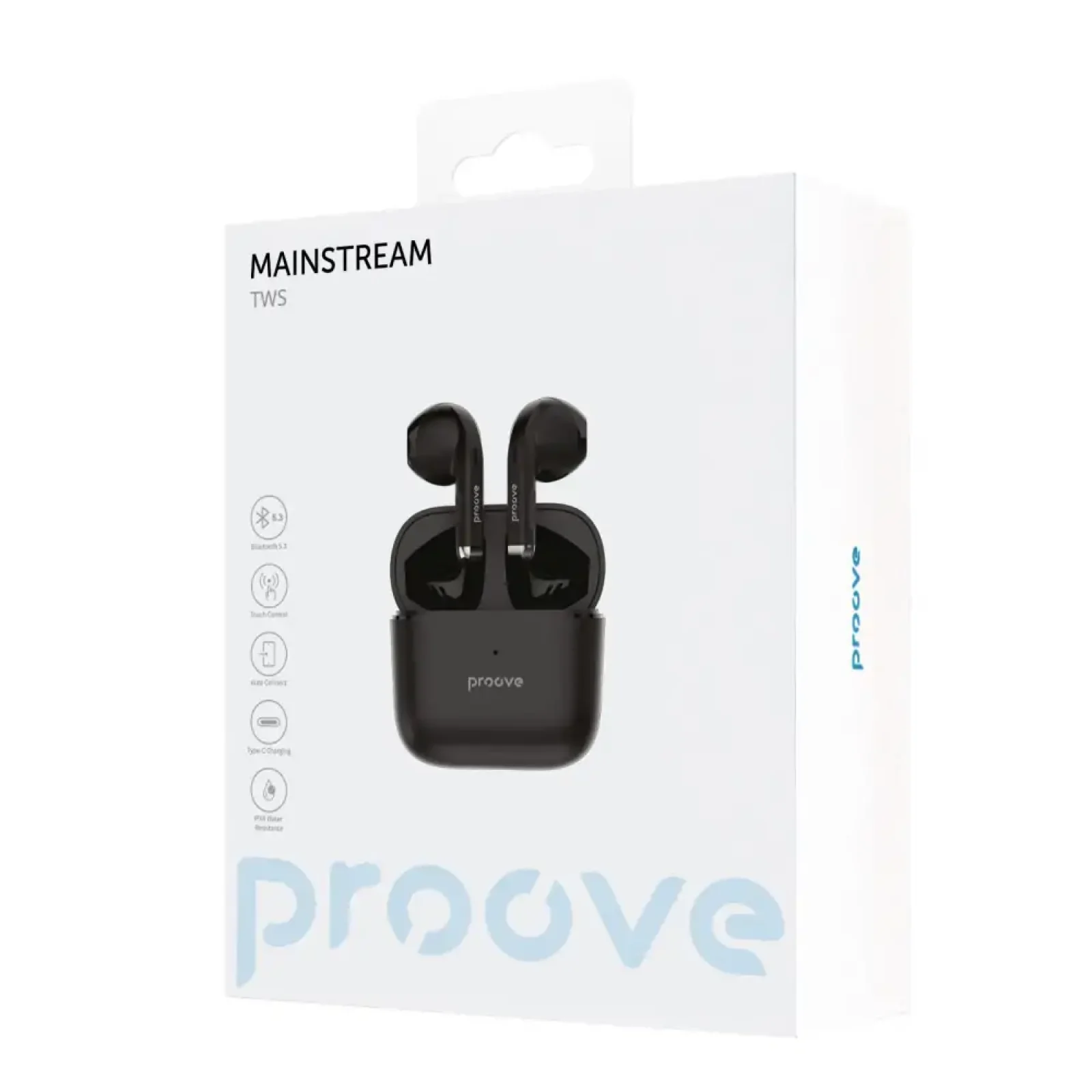 Беспроводные наушники Proove Mainstream TWS Black TWMS00010001