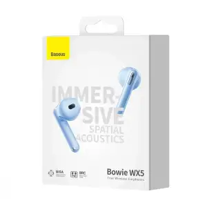 Беспроводные наушники Baseus Bowie WX5 TWS White, A00051000213-00