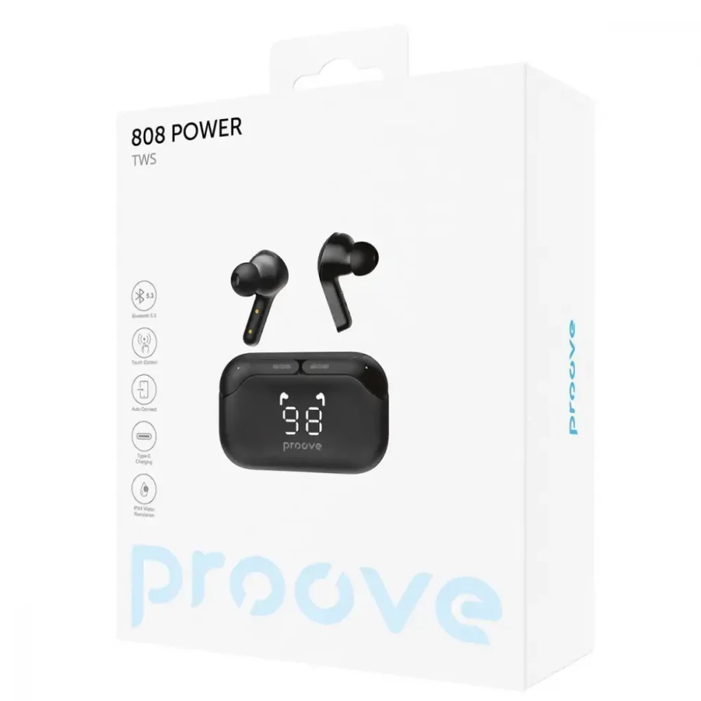 Бездротові навушники Proove 808 Power TWS Gray TW8800010002