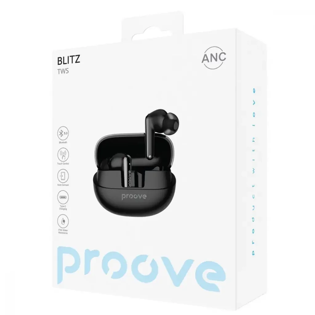 Бездротові навушники Proove Blitz TWS with ANC White, TWBL00010002