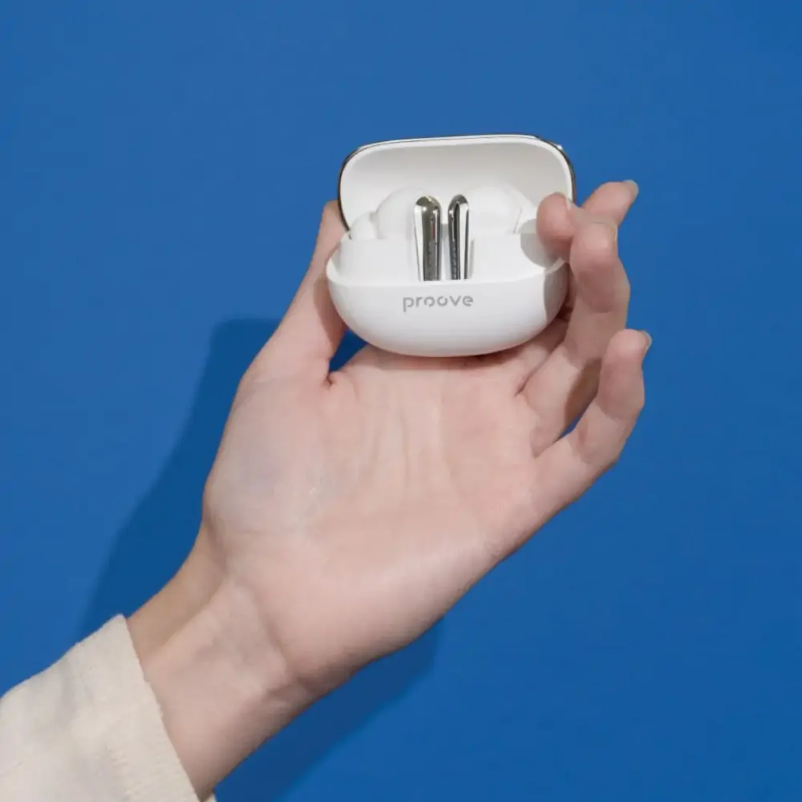 Беспроводные наушники Proove Blitz TWS with ANC beige, 55553