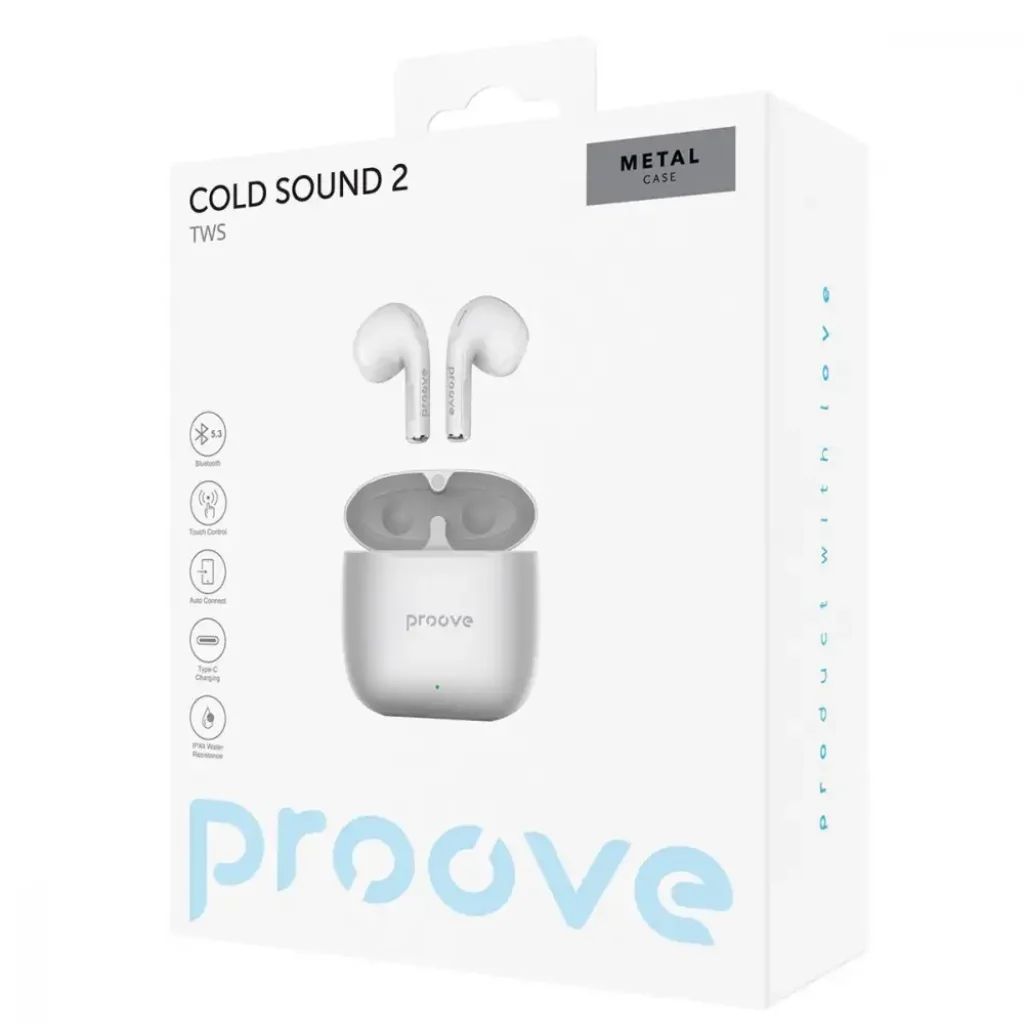 Беспроводные наушники Proove Cold Sound 2 TWS Gray/Black