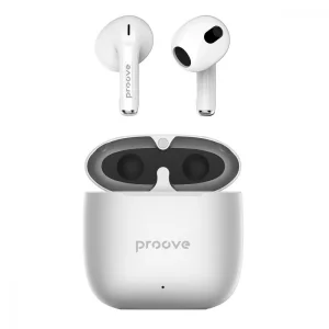 Бездротові навушники Proove Cold Sound 2 TWS Silver/White, TWCS20010006