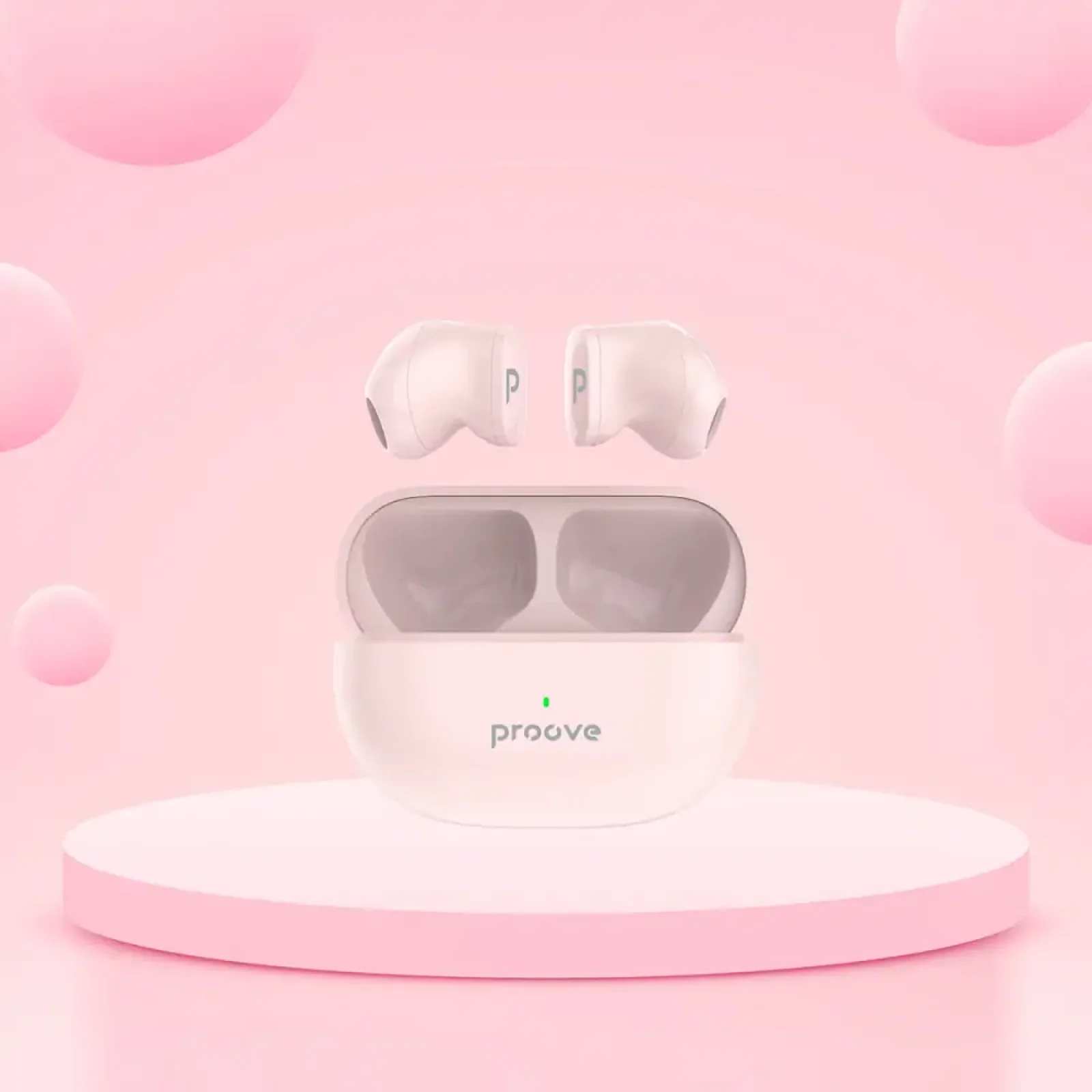 Беспроводные наушники Proove Mainstream Mini TWS Peach
