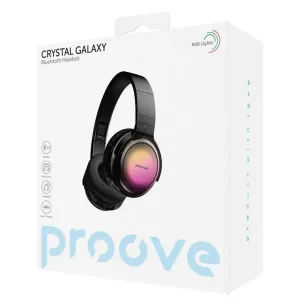 Бездротові навушники Proove Crystal Galaxy Transparent Black, HPCG00010001