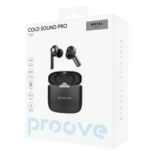 Бездротові навушники Proove Cold Sound Pro with ANC Black, TWCSP0010001