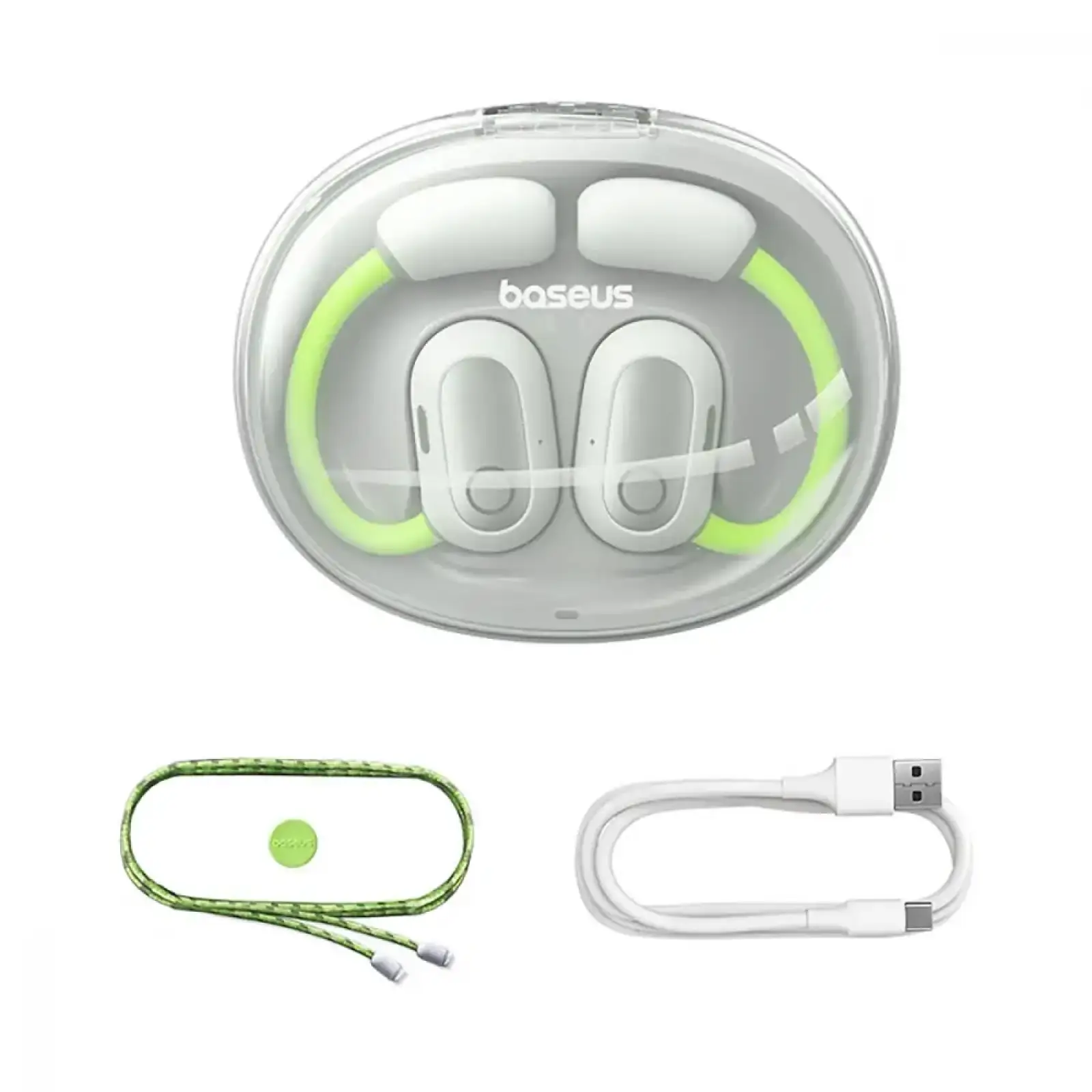 Бездротові навушники Baseus Earbuds Eli Sport Green, A00064400641-00